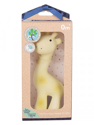 Tikiri- 3in1- sonaglio giraffa, massaggiagengive, gioco da bagno